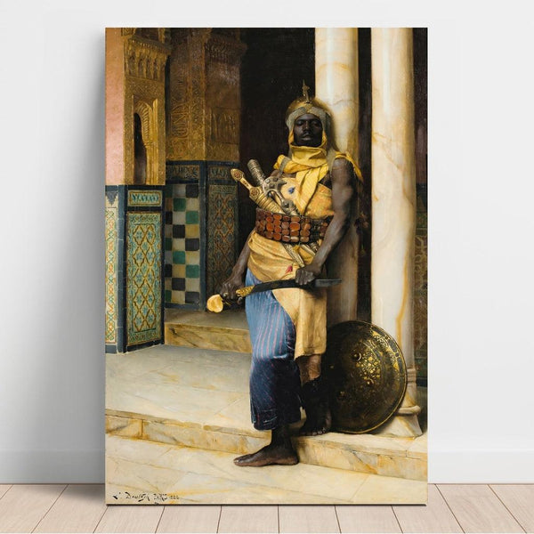 Reproduction of the painting Garder le palais - Ludwig Deutsch