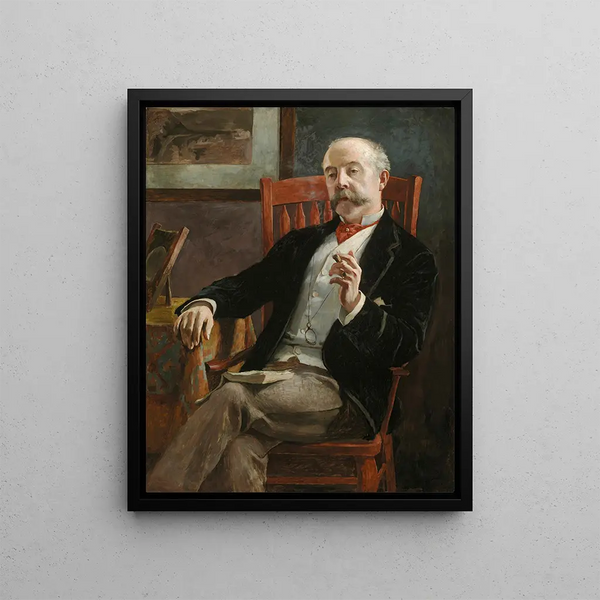 Thomas Pitts - Gari Melchers — framed artwork on a wall