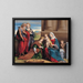 Saint Catherine's Coronation - Garofalo and workshop — framed artwork on a wall