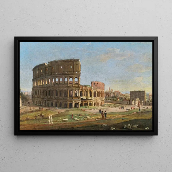 Colosseum - Gaspar Van Wittel — framed artwork on a wall