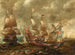 A naval battle - Gaspar van Eyck — artwork view