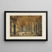 Aya Sofia Constantinople recently restored by order of S. M. Sultan Abdülmecid Pl05 - Gaspare Fossati — framed artwork on a wall