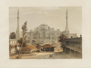 Sainte Sophie in Constantinople recently restored by order of His Majesty Sultan Abdul Medjid No.16 - Gaspare Fossati — artwork view