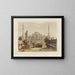 Sainte Sophie in Constantinople recently restored by order of His Majesty Sultan Abdul Medjid No.16 - Gaspare Fossati — framed artwork on a wall
