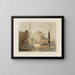 Sainte Sophie à Constantinople, récemment restaurée sur ordre de Sa Majesté le sultan Abdul Medjid n°18 - Gaspare Fossati — framed artwork on a wall
