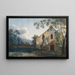 A country cemetery - Gaspare Gabrielli — framed artwork on a wall
