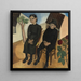 Gaston and his sister - Gustave Van de Woestijne — framed artwork on a wall
