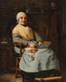 Portrait painting of the artist's grandmother - Gaston Claris — artwork view