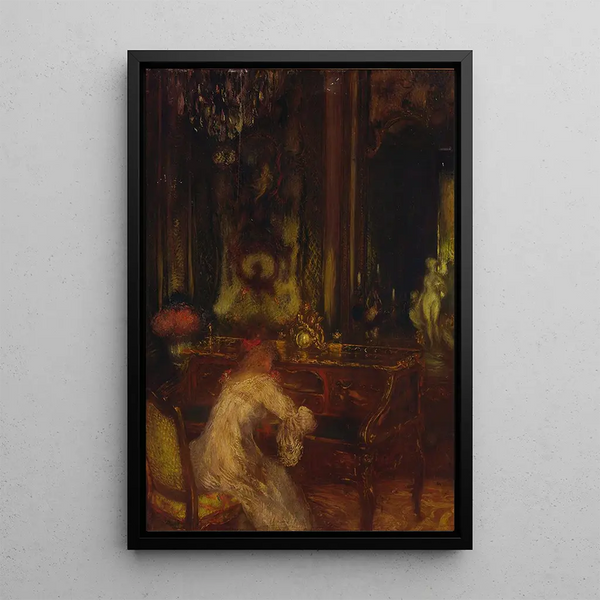 The Letter - Gaston La Touche — framed artwork on a wall