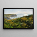 Vue d'Étretat - Gaston Roullet — framed artwork on a wall