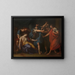 La Mort de Lucrèce - Gavin Hamilton — framed artwork on a wall