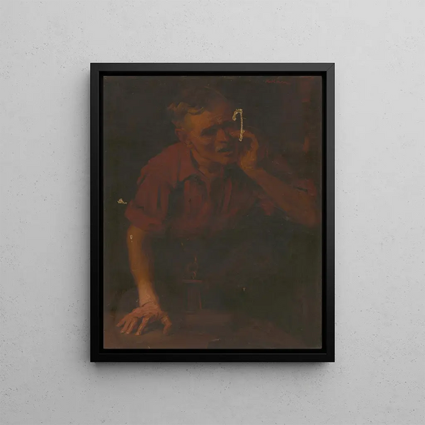 Bank - Gejza Kukán — framed artwork on a wall