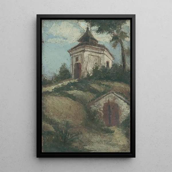 Calvaire de Novozmock - Gejza Kukán — framed artwork on a wall