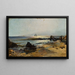 Marine Painting - Genadij Ladyzhenskij — framed artwork on a wall