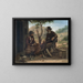 Scene of Manners - Genaro Pérez — framed artwork on a wall