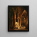 Crypt Painting - Genaro Pérez Villaamil — framed artwork on a wall