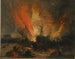 Explosion d'une locomotive - Genaro Pérez Villaamil — artwork view