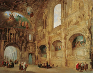 La chapelle Benavente à Medina de Rioseco - Genaro Pérez Villaamil — artwork view