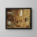 La chapelle Benavente à Medina de Rioseco - Genaro Pérez Villaamil — framed artwork on a wall