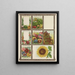 Vegetable and Flower Collection - Genesee Valley Lithograph & Co.. — framed artwork on a wall