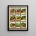 Watermelon Painting - Genesee Valley Lithograph & Co.. — framed artwork on a wall