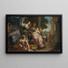 The Birth of the Virgin - Genoese School — framed artwork on a wall