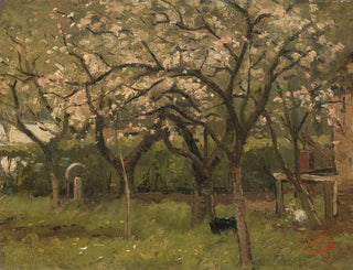 Tree in Bloom in an Orchard - Geo Poggenbeek — artwork view