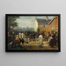 L'exposition de chiots - Geoffrey Douglas Giles — framed artwork on a wall