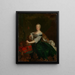 L'impératrice Marie-Thérèse - Georg Adam Eger — framed artwork on a wall