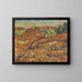 Autumn in the moorland - Georg Burmester — framed artwork on a wall