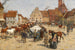 A horse market - Georg Carl Koch — artwork view