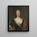 Sofia Gyllenstierna d'Ulaborg 1682–1722 - Georg Desmares — framed artwork on a wall