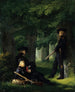 At the Outpost - Georg Friedrich Kersting — artwork view