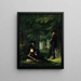 At the Outpost - Georg Friedrich Kersting — framed artwork on a wall