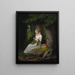 The Crown Maker - Georg Friedrich Kersting — framed artwork on a wall