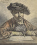 Sketch of Self-Portrait - Georg Friedrich Schmidt — artwork view