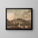 Monument de Strikklestad - Georg Haas — framed artwork on a wall