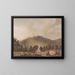 Monument to Stiklestad - Georg Haas — framed artwork on a wall