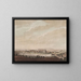 View of the city of Stavanger in Norway - Georg Haas — framed artwork on a wall