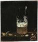 Still life with a glass of beer and nuts - Georg Hainz — artwork view