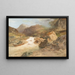 Rue du Gothard - Georg Hesse — framed artwork on a wall