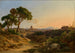 View of Rome with St. Peter's from Villa Doria Pamphili - Georg Kobell — artwork view