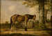 Horse near a tree - Georg Kobell — artwork view