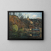 L'étang du château à Tharandt - Georg Lemm — framed artwork on a wall