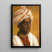 Egyptian Painting painted in Aswan Upper Egypt - Georg Macco — framed artwork on a wall