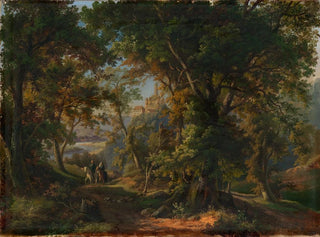 Romantic landscape painting - Georg Maria Eckert — artwork view