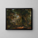 Romantic landscape painting - Georg Maria Eckert — framed artwork on a wall
