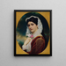 Chef d'étude féminin - Georg Martin Ignaz Raab — framed artwork on a wall