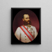 Kaiser François-Joseph Ier - Georg Martin Ignaz Raab — framed artwork on a wall
