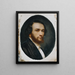 Self-portrait - Georg Martin Ignaz Raab — framed artwork on a wall